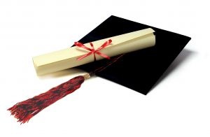 diploma and cap
