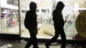 Masked Rioters in the United Kindom, August 2011