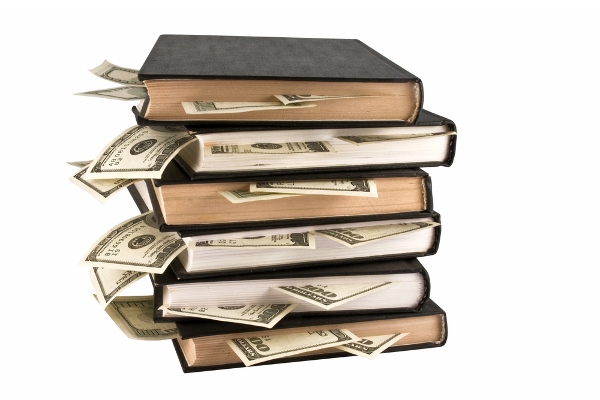 books and money