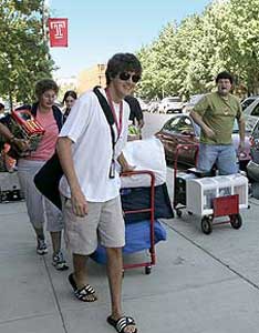 dorm moving day