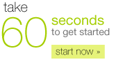 Take 60 seconds to get started